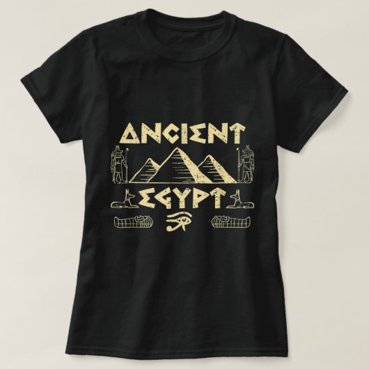 Egyptische piramide in het oude Egypte T-shirt (Design voorkant)