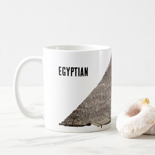 Egyptische piramide koffiemok (Met donut)