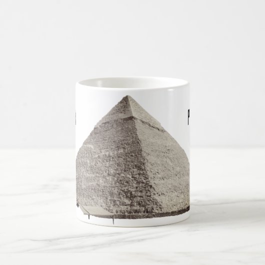 Egyptische piramide koffiemok (Center)