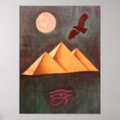 Egyptische piramide poster (Voorkant)