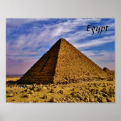 Egyptische piramide poster (Voorkant)