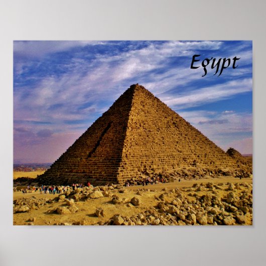 Egyptische piramide poster (Voorkant)