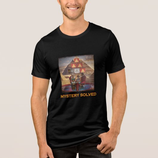 Egyptische Piramide Spelshow Tri-Blend Shirt (Voorkant)