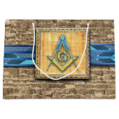 Egyptische piramide Square Compass Groot Cadeauzakje (Voorkant)