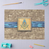 Egyptische piramide Square Compass Tissuepapier (Craft)