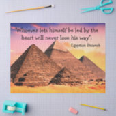 Egyptische piramide-weefselkrant tissuepapier (Craft)