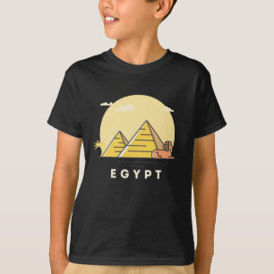 Egyptische piramiden, grote piramide van Giza T-shirt