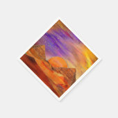 Egyptische piramides abstract landschap Mixed Medi Servet (Hoek)