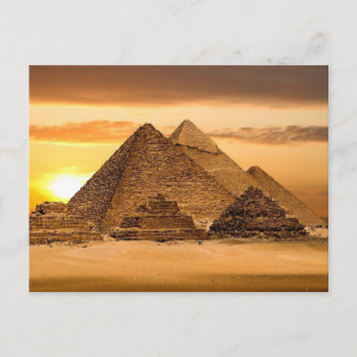 Egyptische piramides briefkaart