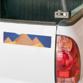 Egyptische piramides bumpersticker (Op Truck)