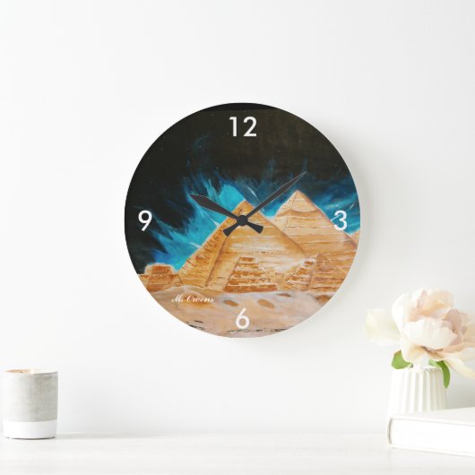 Egyptische piramides  grote klok (Huis)