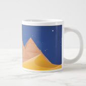 Egyptische piramides grote koffiekop (Rechts)