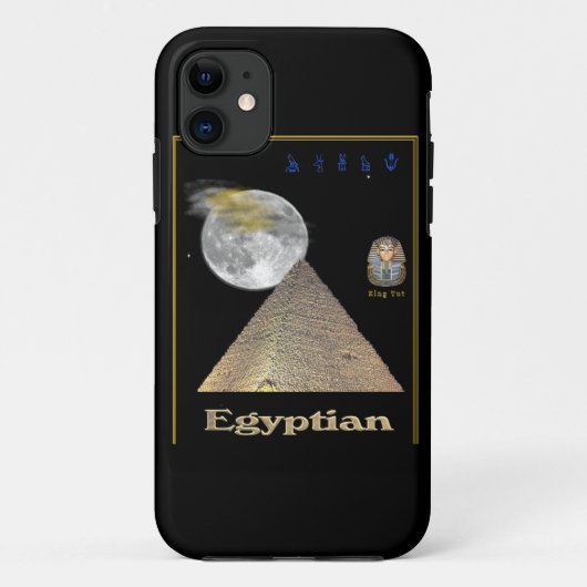 Egyptische piramides i-phone case (Achterkant)