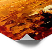 Egyptische piramides onder een heldere blauwe heme poster (Hoek)