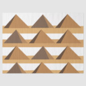 Egyptische Piramides Patroon Tissuepapier (Voorkant)