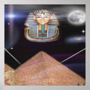 Egyptische piramides poster