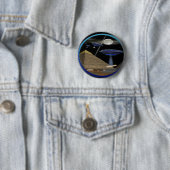 Egyptische piramides ronde button 5,7 cm (In situ)