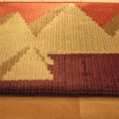 Egyptische piramides Tan Rust Artisan haakwerk Pri Badmat