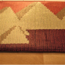 Egyptische piramides Tan Rust Artisan haakwerk Pri Badmat