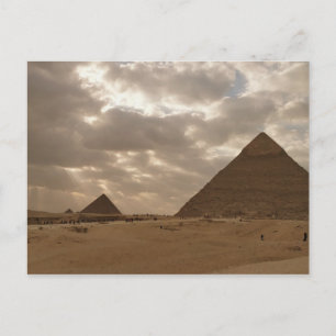 Egyptische piramides van Giza, Caïro Briefkaart