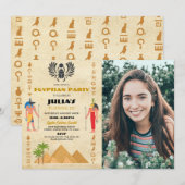 Egyptische piramides Verjaardag Farao's Egypte Fot Kaart (Voorkant / Achterkant)