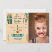 Egyptische piramides Verjaardag Farao's Foto Kaart (Voorkant)