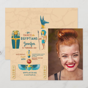 Egyptische piramides Verjaardag Farao's Foto Kaart