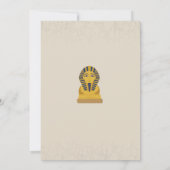 Egyptische Piramides Verjaardagsfeest Farao's Egyp Kaart (Achterkant)