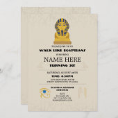 Egyptische Piramides Verjaardagsfeest Farao's Egyp Kaart (Voorkant / Achterkant)