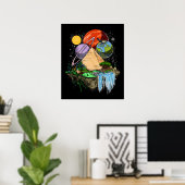 Egyptische piramids Space Aliens ancient complot Poster (Thuiskantoor)