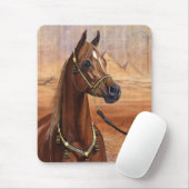 Egyptische prinses Arabian paard mousepad Muismat (Met muis)