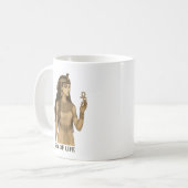 Egyptische prinses koffiemok (Voorkant links)