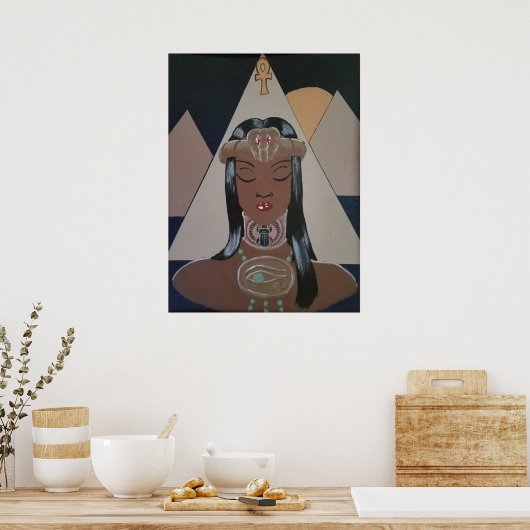 Egyptische prinses poster (Keuken)