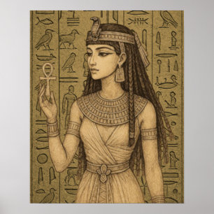 Egyptische prinses poster