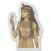 Egyptische prinses sticker (Voorkant)