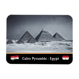 Egyptische Pyramiden en Caïro - Oude Egypte /UNESC Magneet