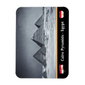 Egyptische Pyramiden en Caïro - Oude Egypte /UNESC Magneet (Verticaal)