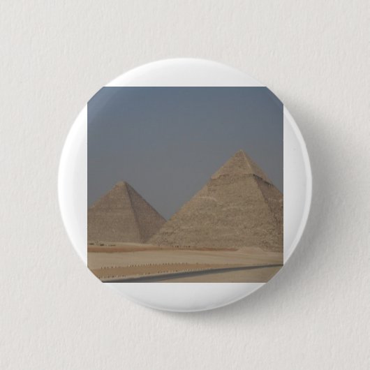 Egyptische pyramiden ronde button 5,7 cm (Voorkant)