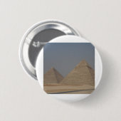 Egyptische pyramiden ronde button 5,7 cm (Voorkant /achterkant)