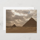 Egyptische Pyramiden van Giza, Caïro Briefkaart (Voorkant / Achterkant)