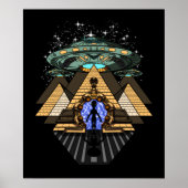 Egyptische Pyramides Alien Space Annunaki-complot Poster (Voorkant)
