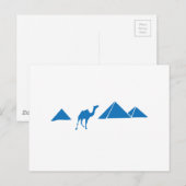 Egyptische Pyramides Briefkaart (Voorkant / Achterkant)