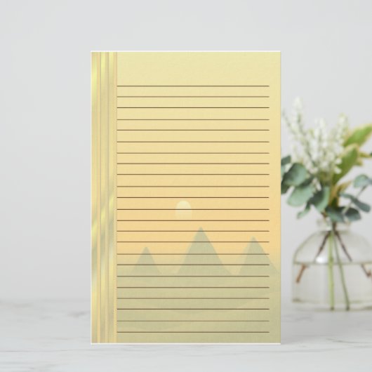 Egyptische Pyramides Briefpapier (Staand voorkant)