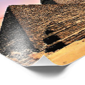 Egyptische Pyramides Foto Afdruk (Hoek)