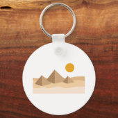 Egyptische Pyramides Sleutelhanger (Voorkant)