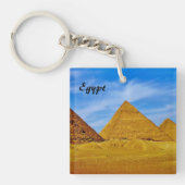 Egyptische Pyramides Sleutelhanger (voorkant)
