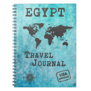 Egyptische reisblad Vacking Planner Notitieboek