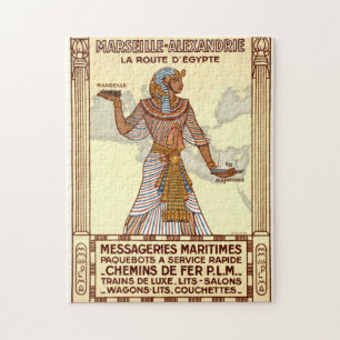 Egyptische reisillustratie Kunst Legpuzzel