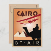  Egyptische reiskunst deco Briefkaart (Voorkant / Achterkant)