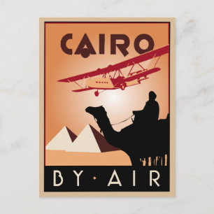 Egyptische reiskunst deco Briefkaart